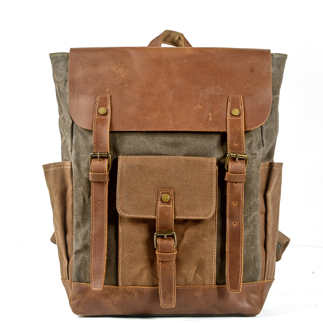 Maven | Vintage Canvas-Lederrucksack