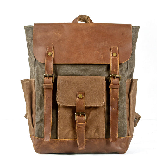 Maven | Vintage Canvas-Lederrucksack