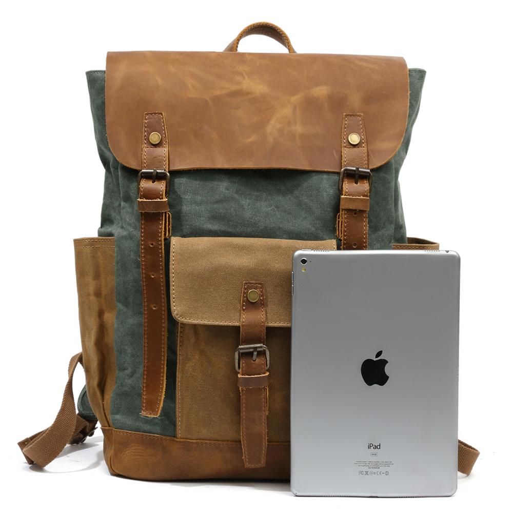 Maven | Vintage Canvas-Lederrucksack