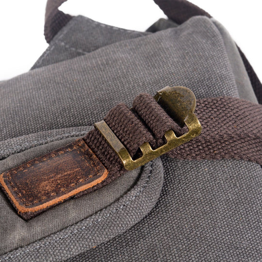 Ravn | Vintage-Rucksack aus gewachstem Canvas und Leder
