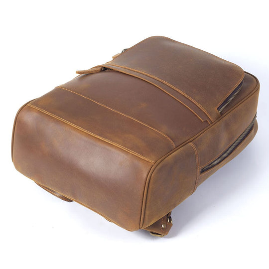 Callen | Elegantes Leder-Laptop-Rucksack