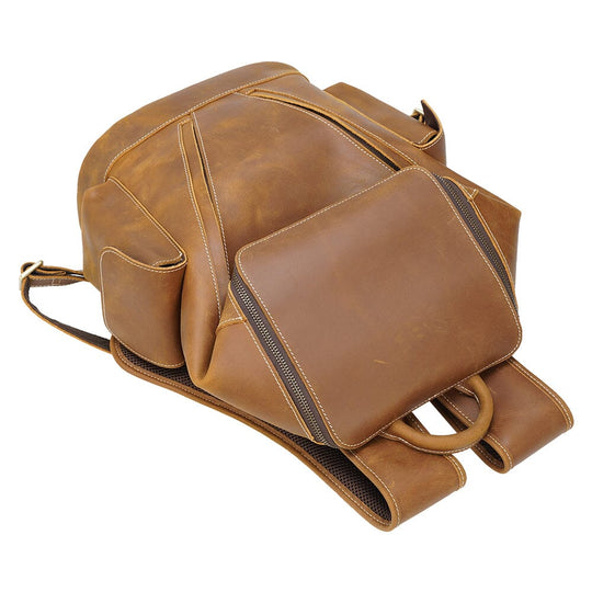 Elias | Weicher Vintage-Lederrucksack