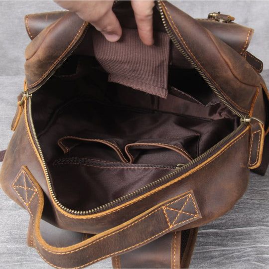 Ezren | Vintage-Lederrucksack