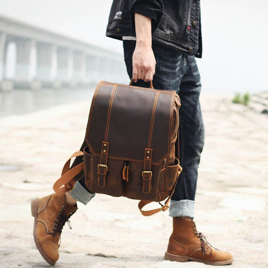 Elan | Vintage-Lederrucksack