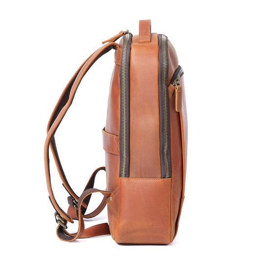 Ellis | Vintage-Leder-Laptop-Rucksack