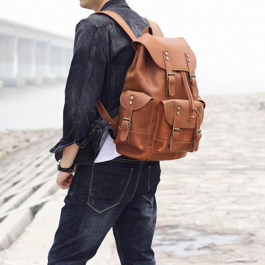 Caelan | Vintage-Lederrucksack