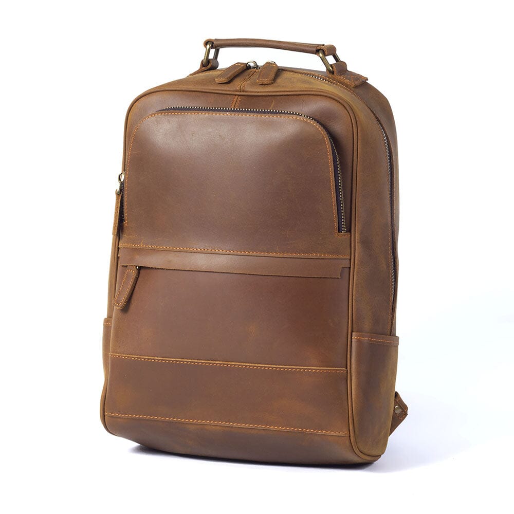 Callen | Elegantes Leder-Laptop-Rucksack