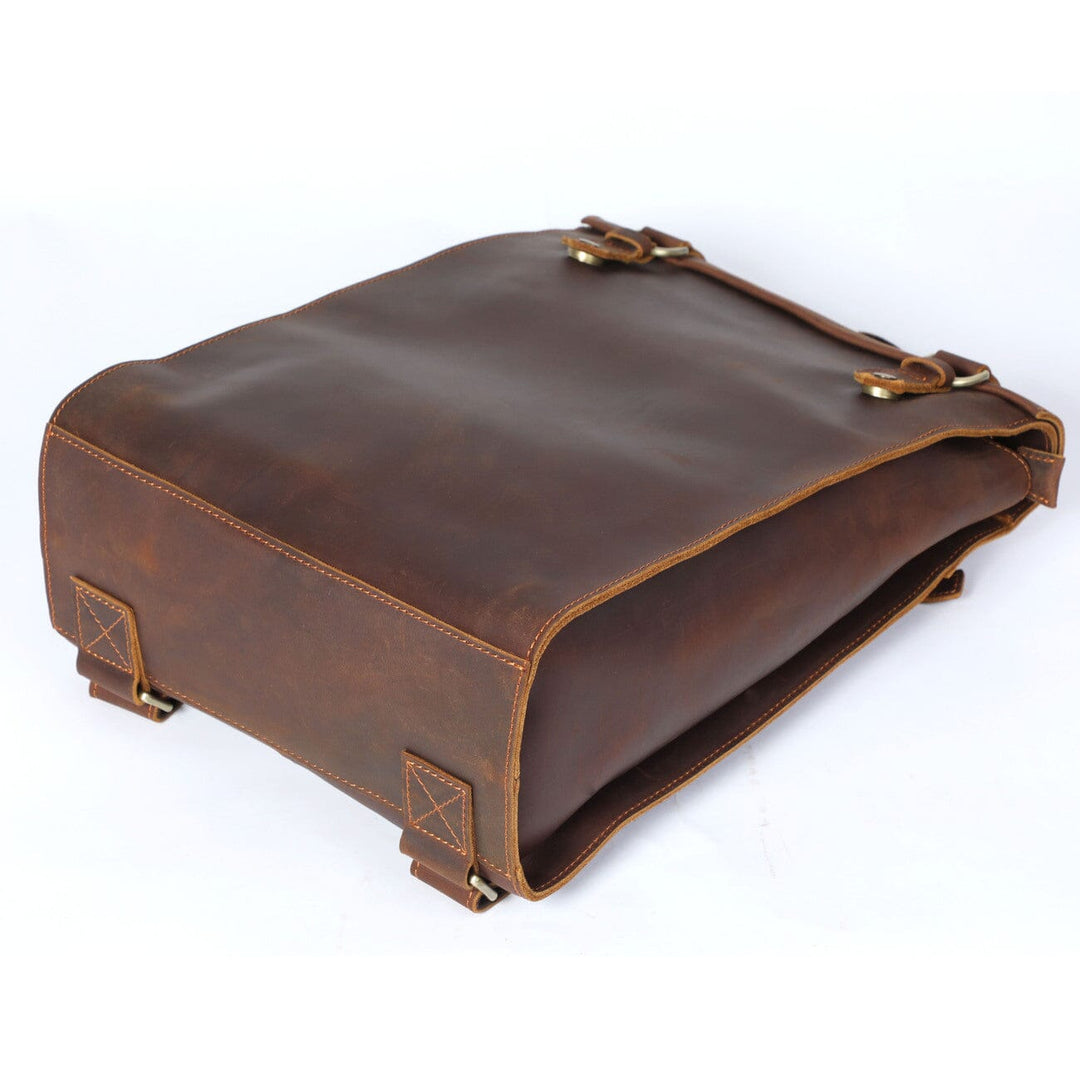 Alder | Vintage-Lederrucksack mit Klappe