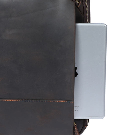 Ellis | Vintage-Leder-Laptop-Rucksack