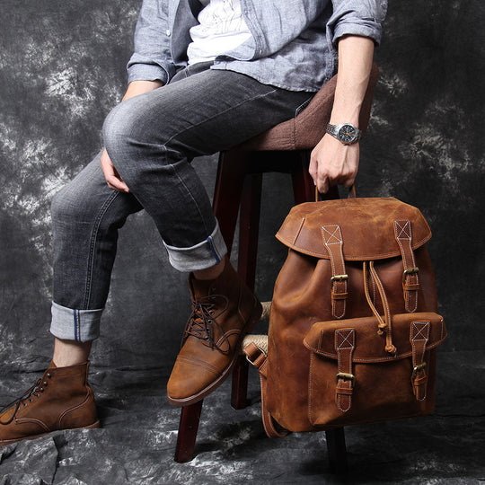 Bryn | Vintage-Lederrucksack