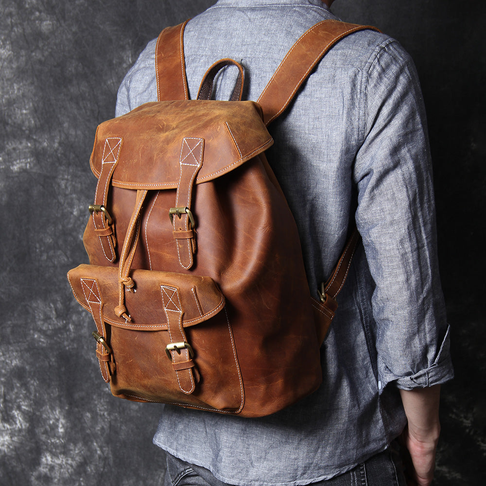 Bryn | Vintage-Lederrucksack