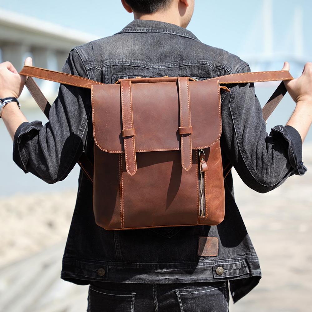 Mavi | Kompakter Lederrucksack