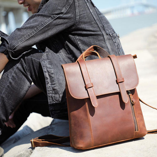 Mavi | Kompakter Lederrucksack