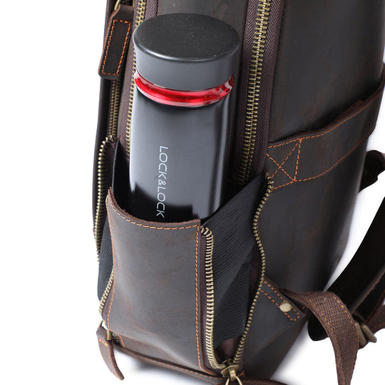 Ellis | Vintage-Leder-Laptop-Rucksack