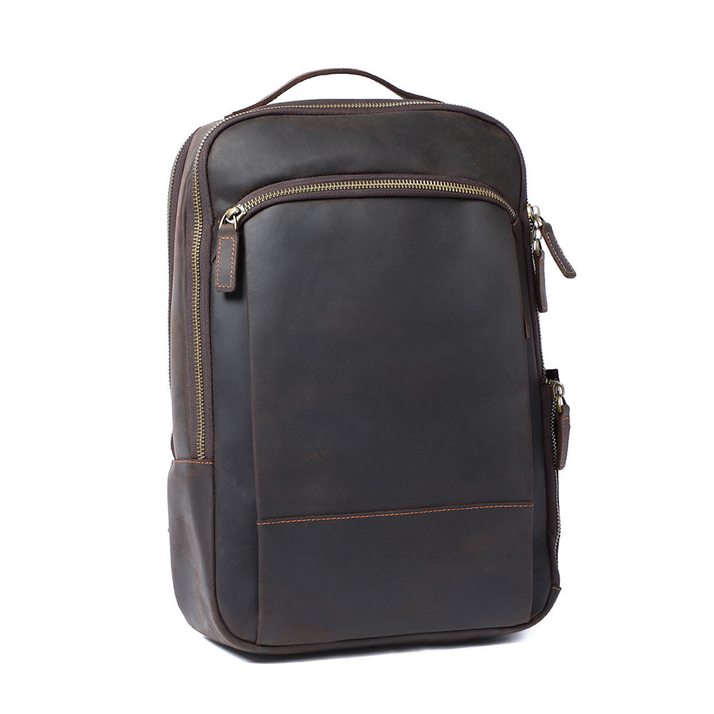 Ellis | Vintage-Leder-Laptop-Rucksack