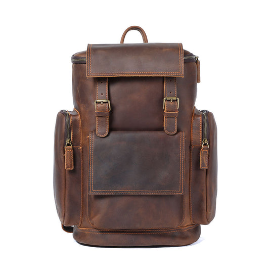 Rosvelle | Leder-Laptop-Rucksack