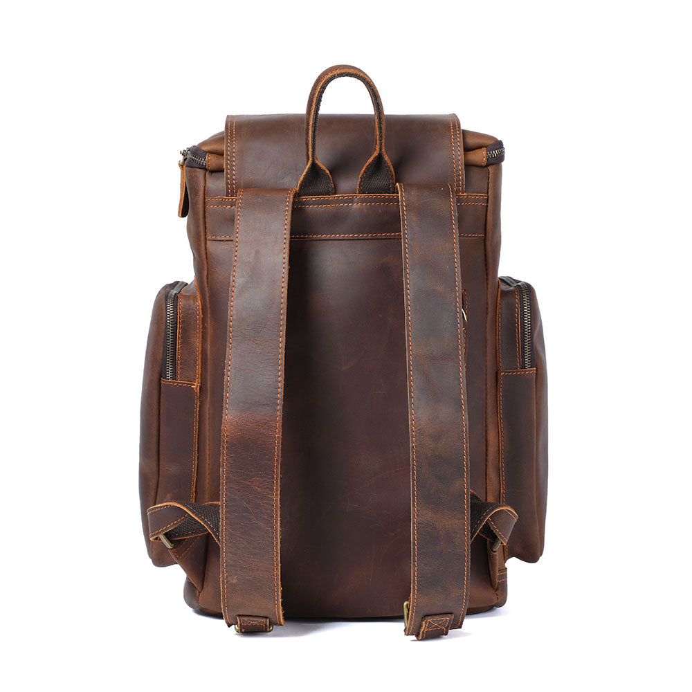 Rosvelle | Leder-Laptop-Rucksack