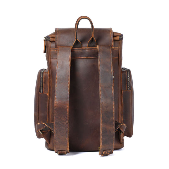 Rosvelle | Leder-Laptop-Rucksack