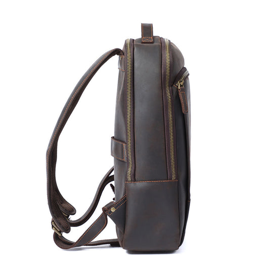 Ellis | Vintage-Leder-Laptop-Rucksack