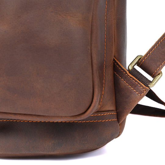 Rosvelle | Leder-Laptop-Rucksack