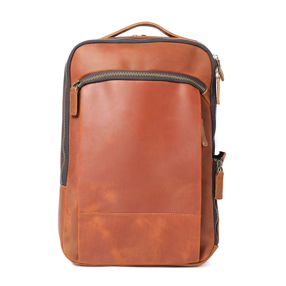 Ellis | Vintage-Leder-Laptop-Rucksack