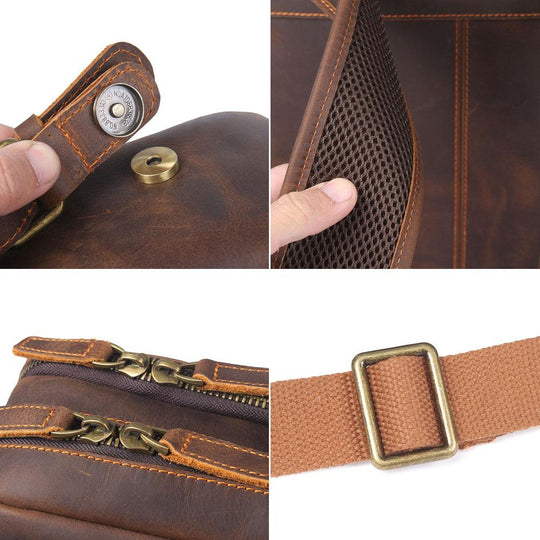 Elan | Vintage-Lederrucksack