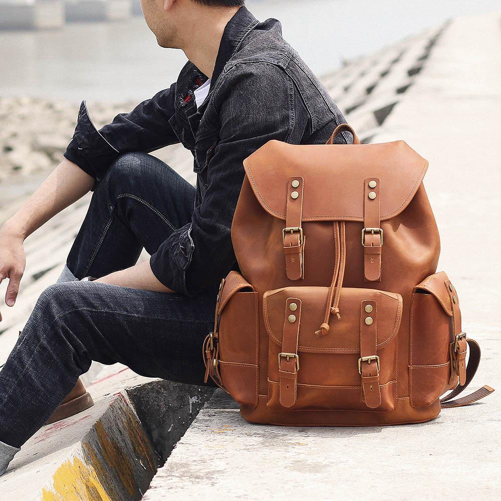 Caelan | Vintage-Lederrucksack