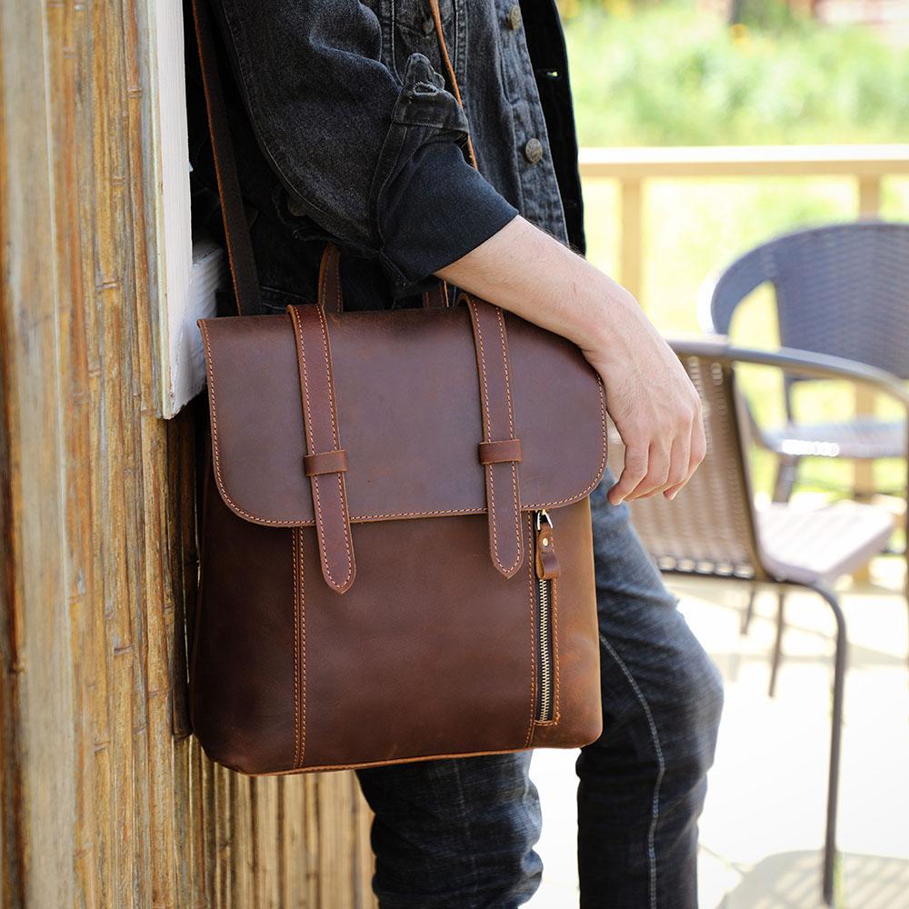 Mavi | Kompakter Lederrucksack