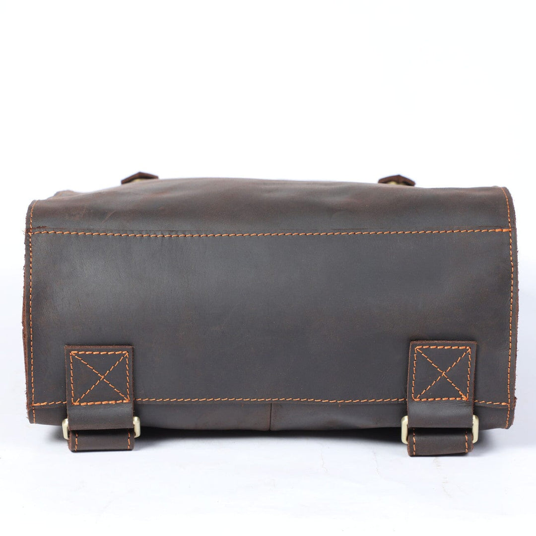 Alder | Vintage-Lederrucksack mit Klappe