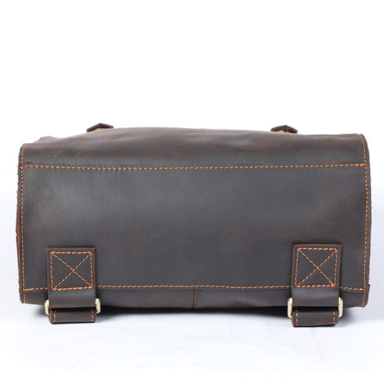 Alder | Vintage-Lederrucksack mit Klappe