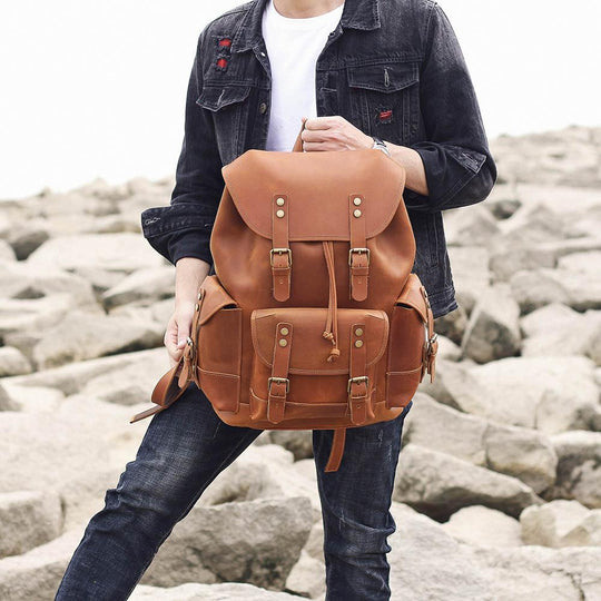 Caelan | Vintage-Lederrucksack