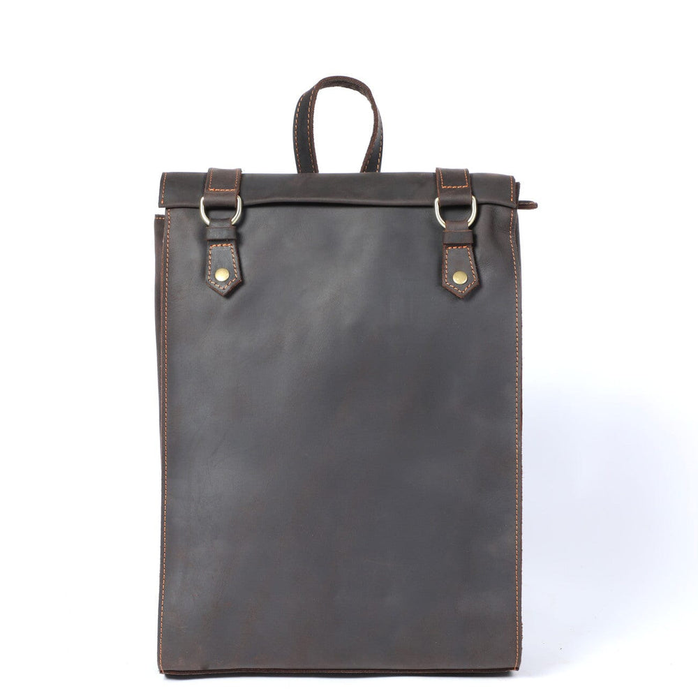 Alder | Vintage-Lederrucksack mit Klappe