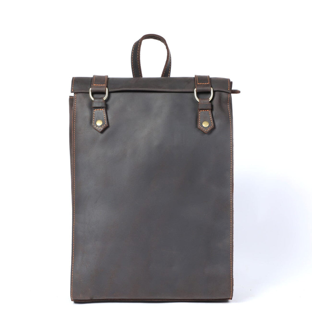 Alder | Vintage-Lederrucksack mit Klappe