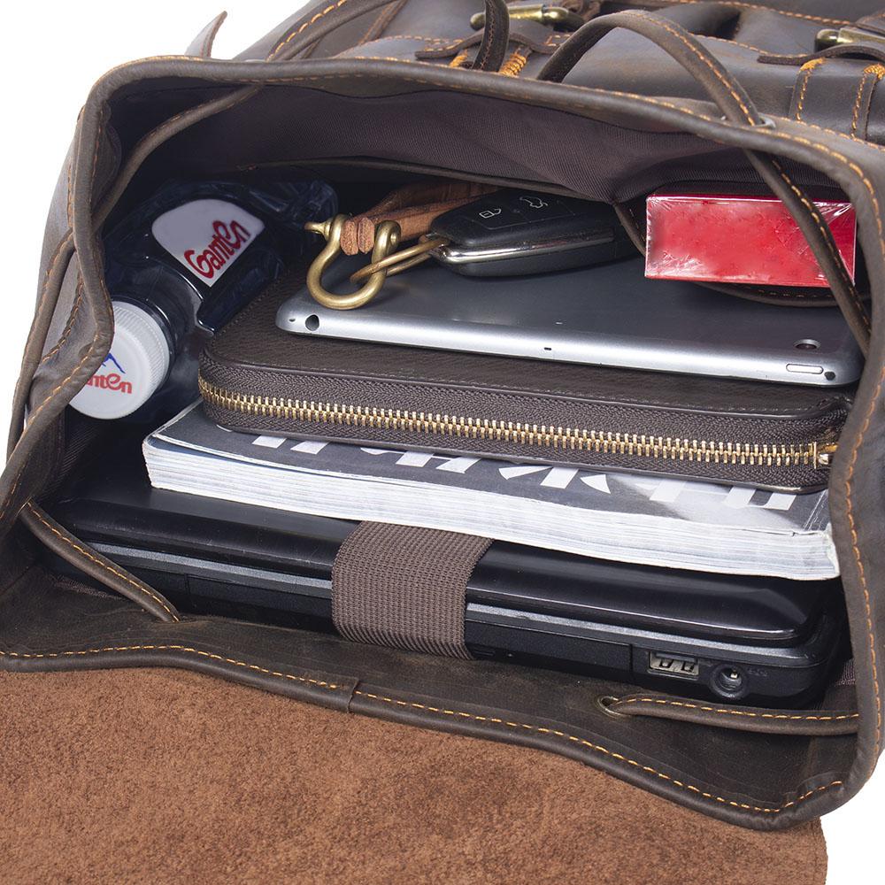 Velare | Leder-Laptop-Rucksack