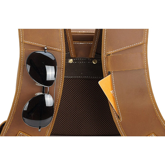 Elias | Weicher Vintage-Lederrucksack