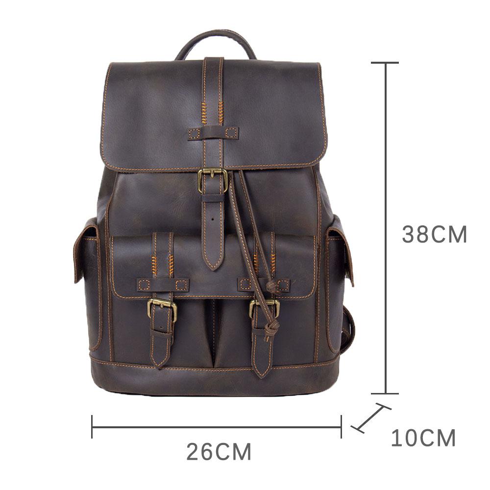 Velare | Leder-Laptop-Rucksack