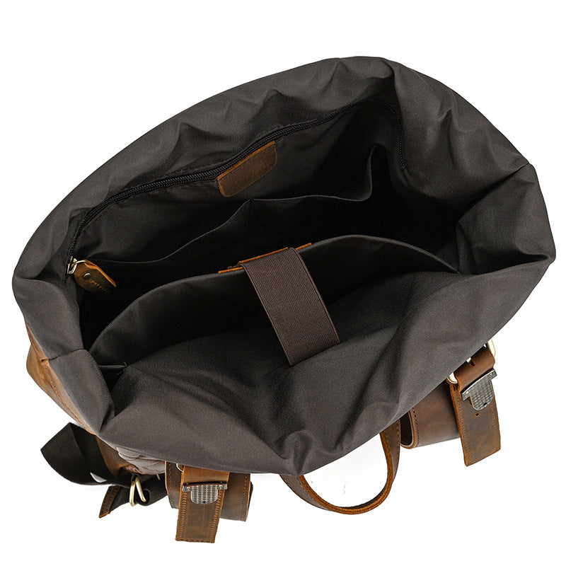 Rowan | Vintage-Lederrucksack mit Klappe
