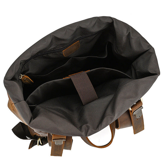 Rowan | Vintage-Lederrucksack mit Klappe