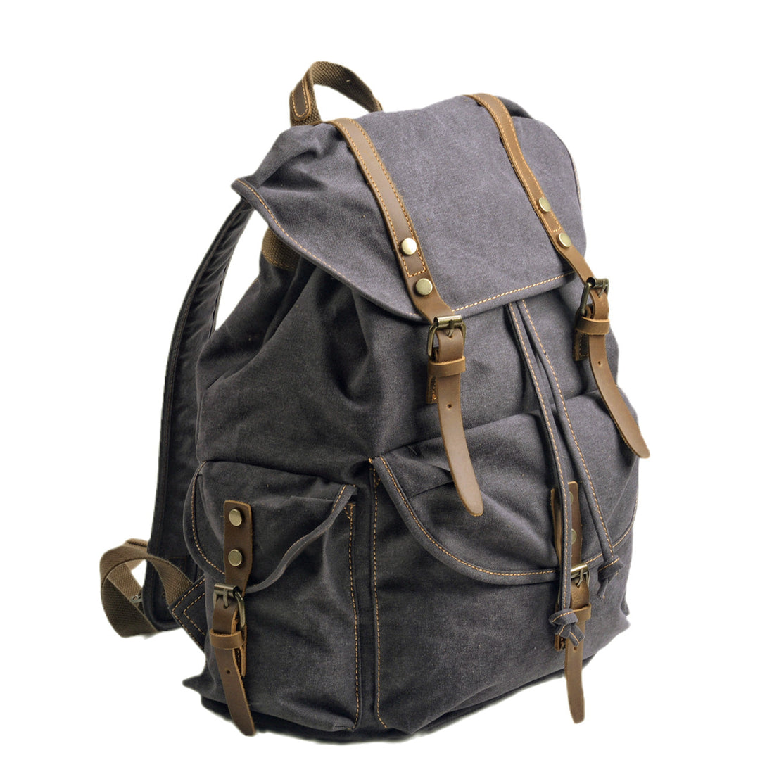 Montis | Vintage Canvas Lederrucksack