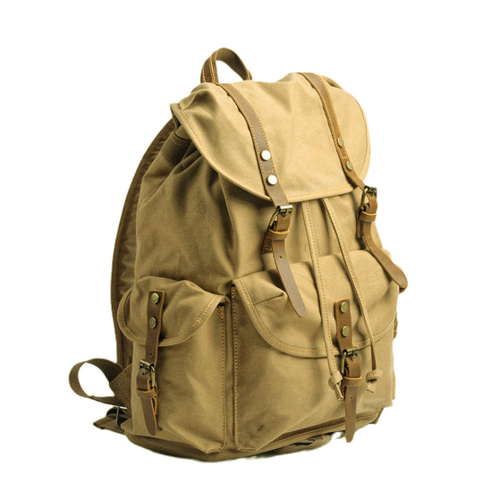 Montis | Vintage Canvas Lederrucksack