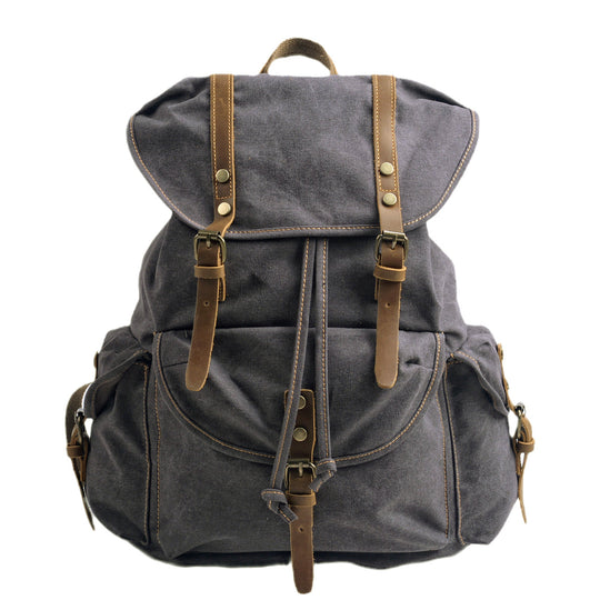 Montis | Vintage Canvas Lederrucksack