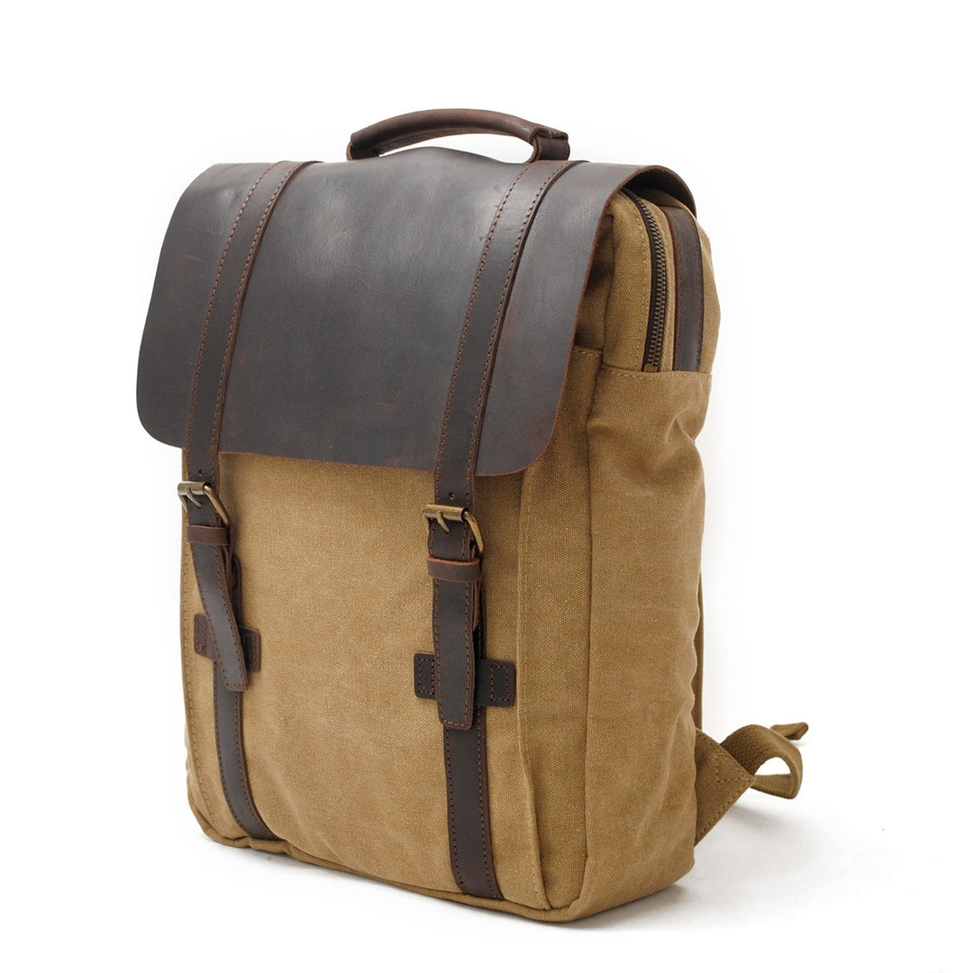 Fenric | Vintage-Tasche aus Canvas und Leder