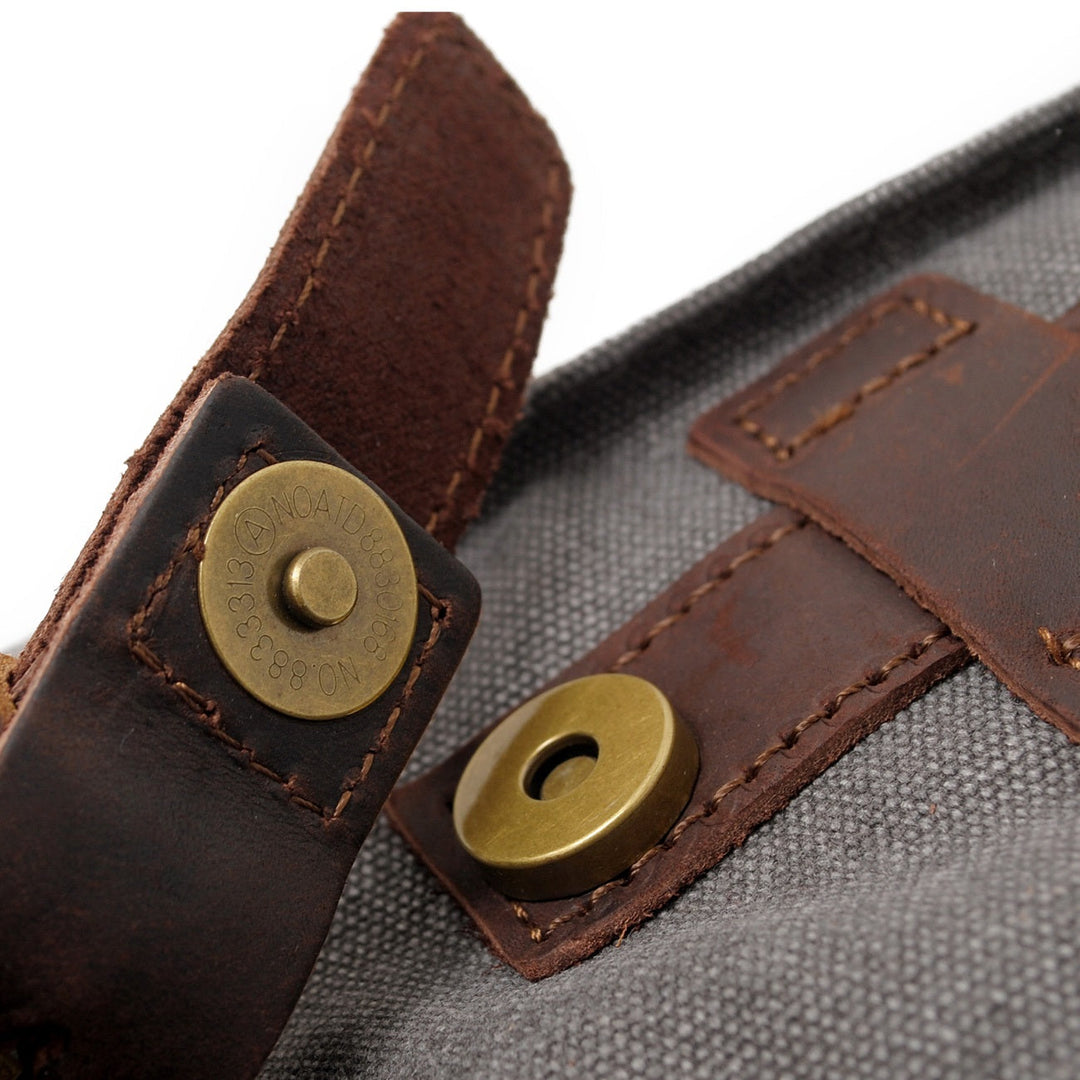 Fenric | Vintage-Tasche aus Canvas und Leder