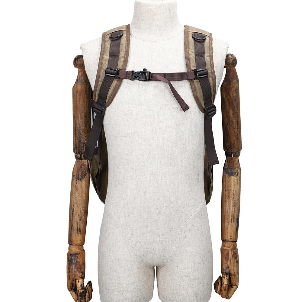 Thalen | Vintage-Rucksack aus gewachstem Canvas und Leder für Kameras