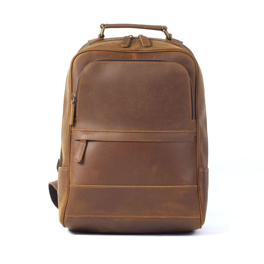 Callen | Elegantes Leder-Laptop-Rucksack