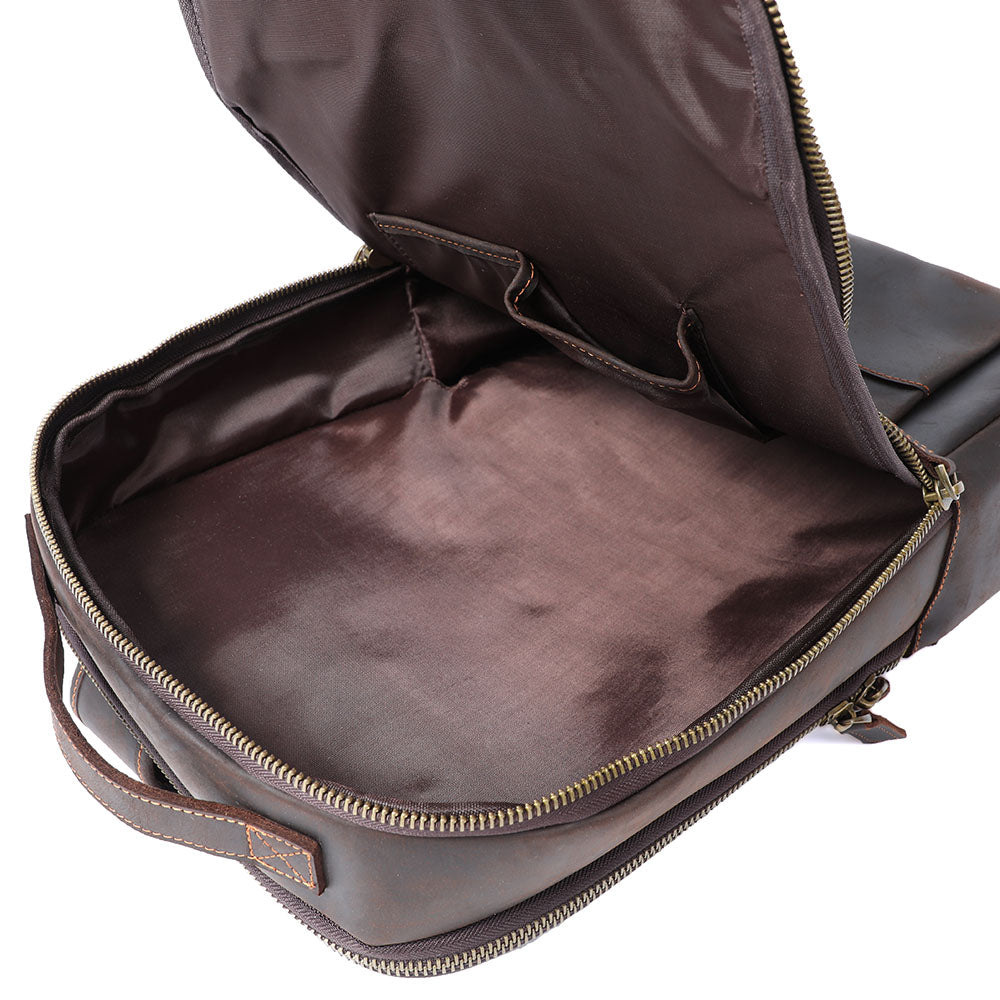 Ellis | Vintage-Leder-Laptop-Rucksack