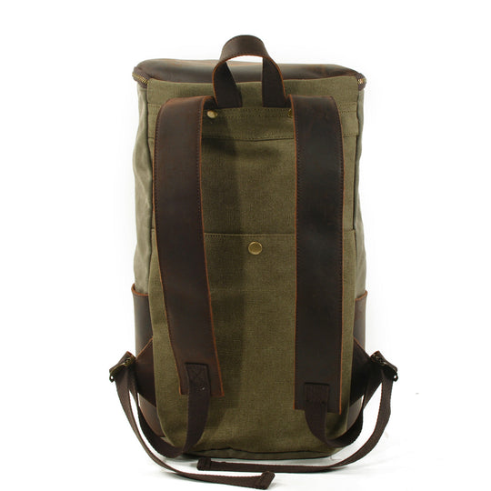 Brannor | Vintage Rucksack aus gewachstem Canvas und Leder
