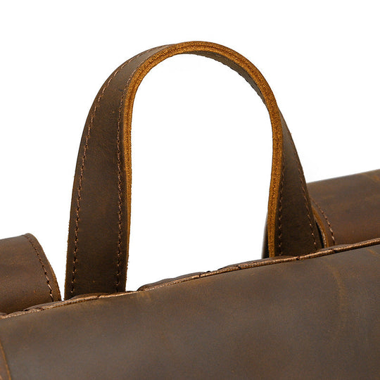 Rowan | Vintage-Lederrucksack mit Klappe