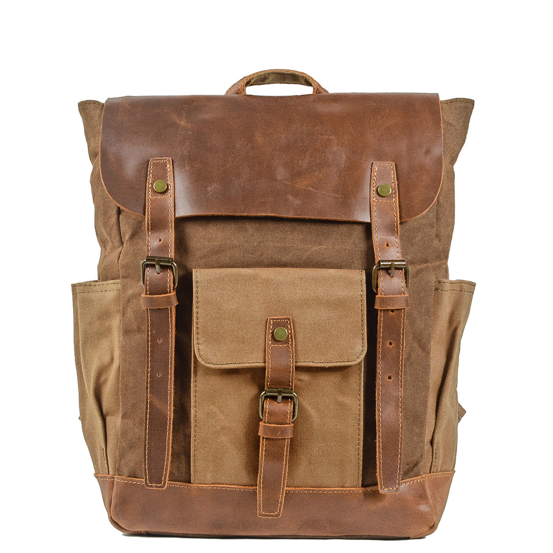 Maven | Vintage Canvas-Lederrucksack