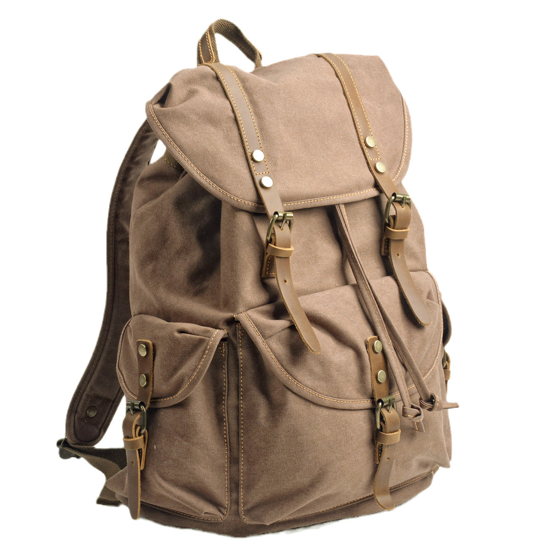 Montis | Vintage Canvas Lederrucksack